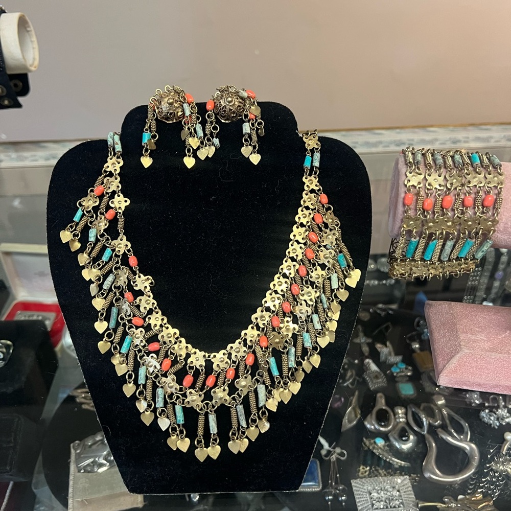 Egyptian Revival 3 Piece Set